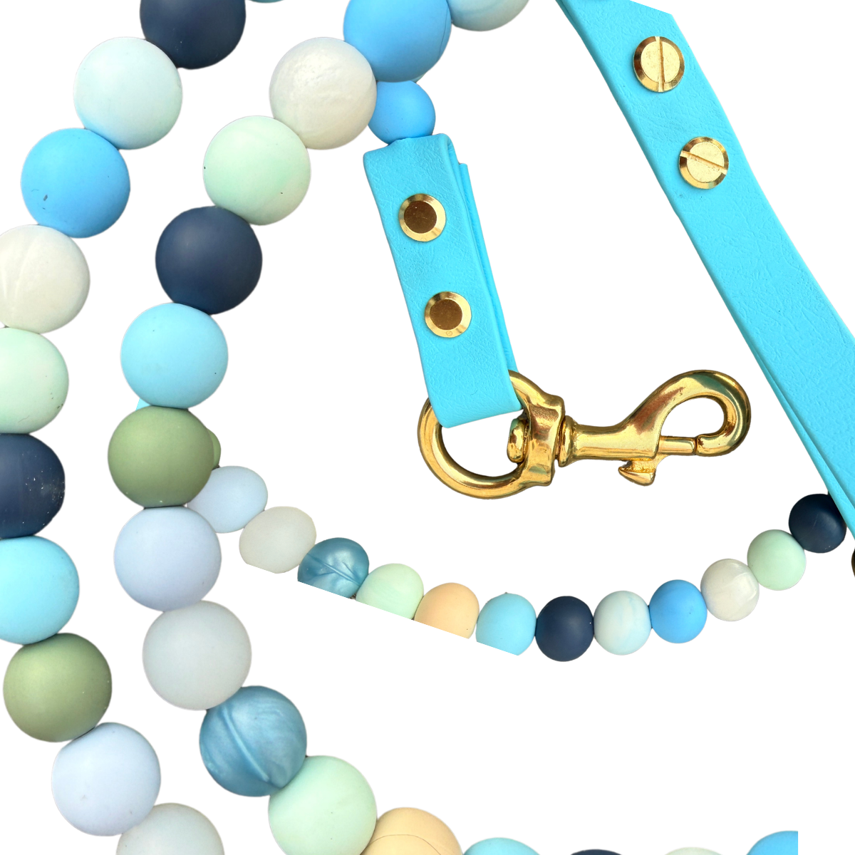 Seaglass Waterproof Beaded Dog Leash