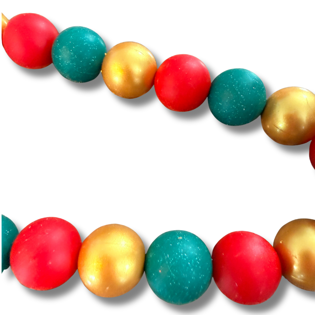 Yuletide Beaded Holiday Dog Necklace