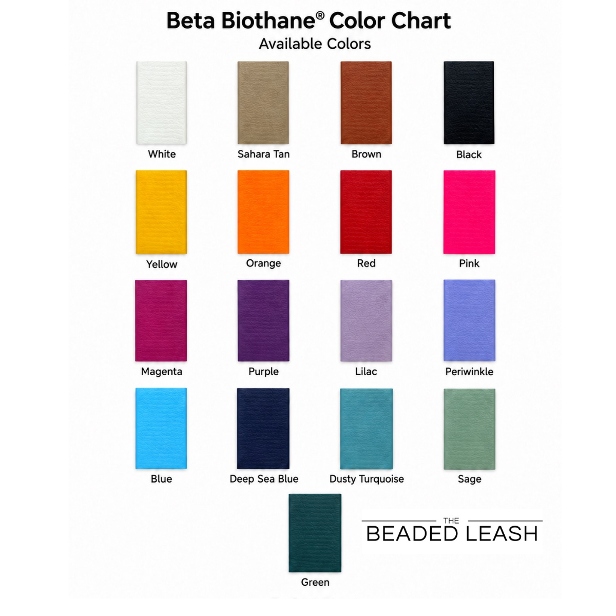 Customizable Three-Tone BioThane® Waterproof Dog Leash