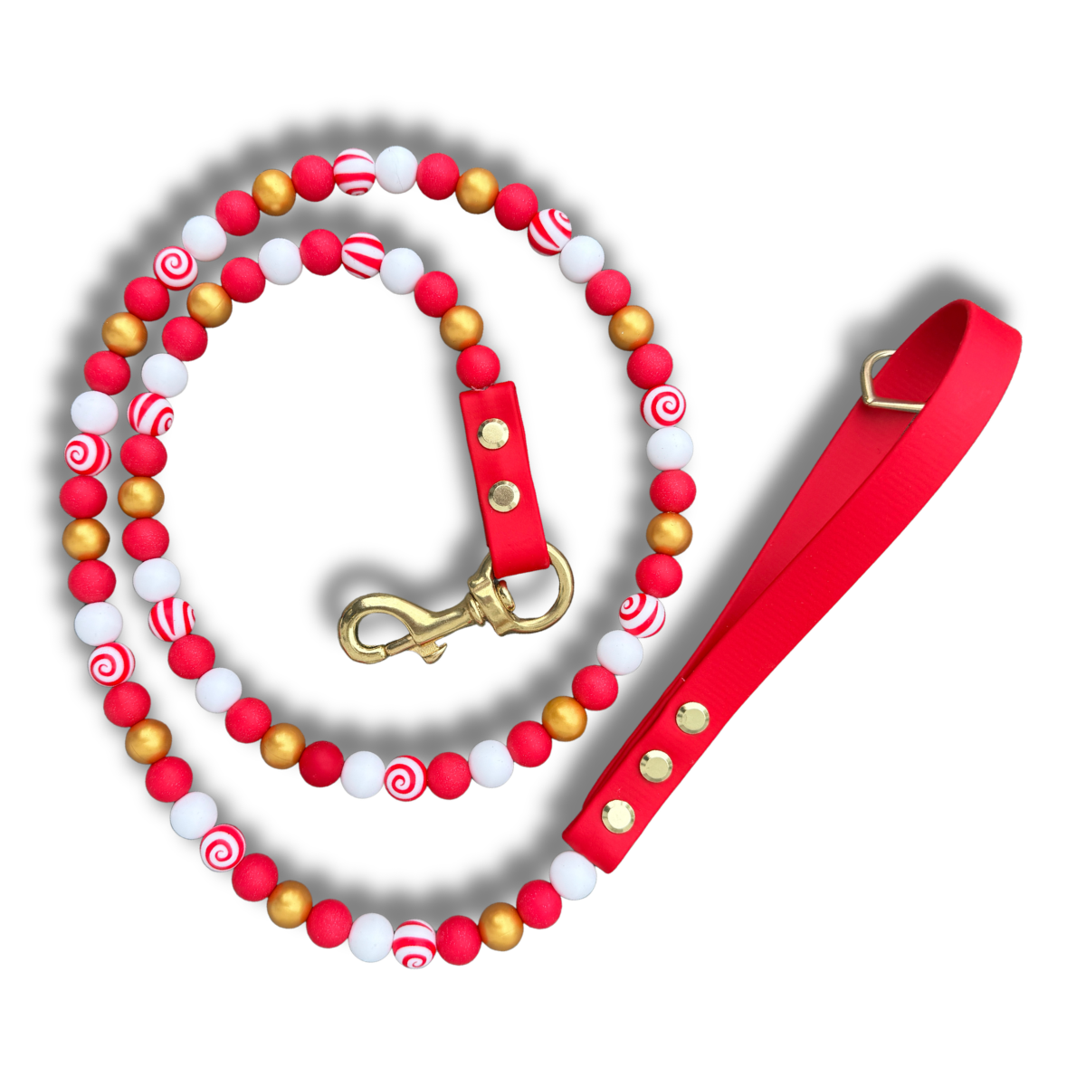 Peppermint Lane Waterproof Beaded Dog Leash